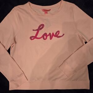 Lilly Pulitzer Pink Love Sweatshirt